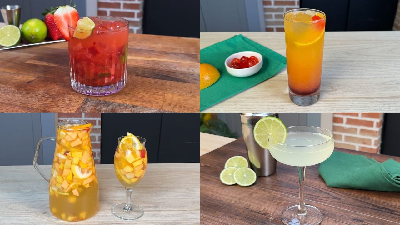 12 bebidas a serem tomadas na praia