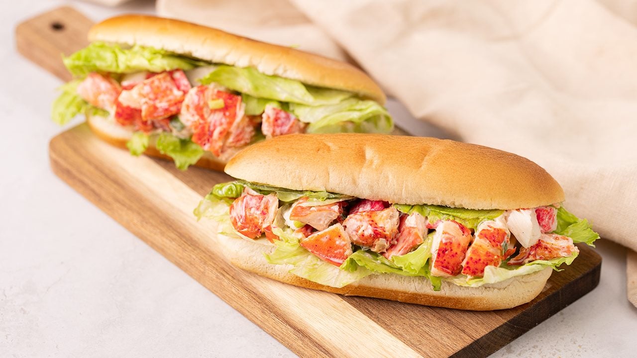A receita do sanduíche com a típica lagosta americana
