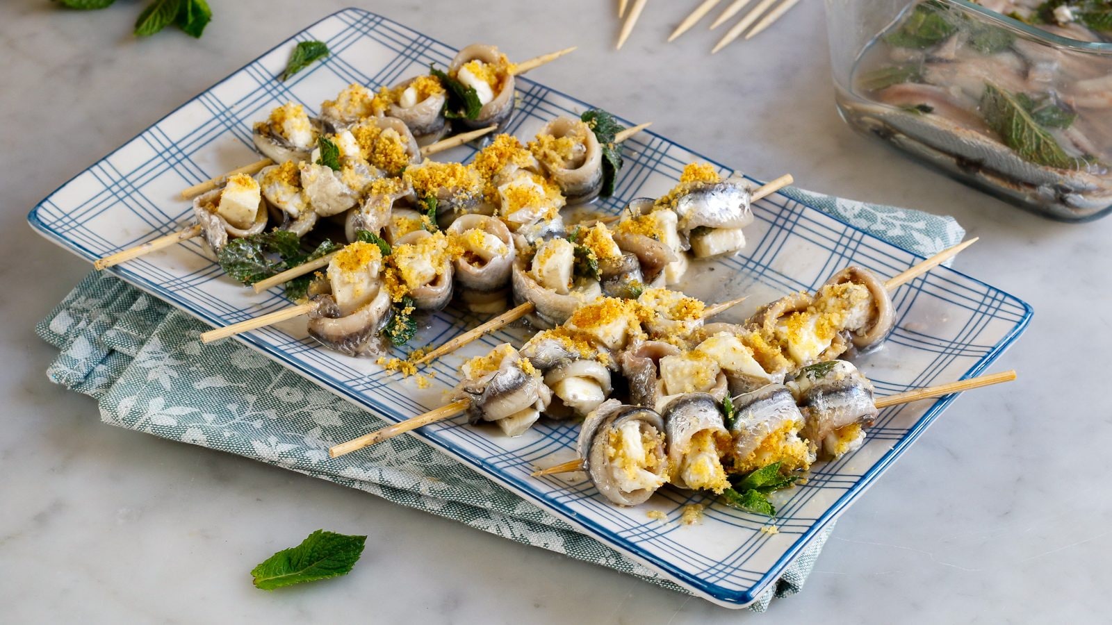 Aldly e mussarela espetos: a receita