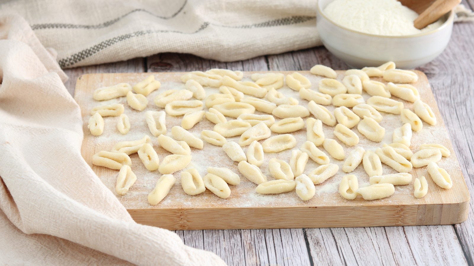A receita tradicional de macarrão fresco sem ovos