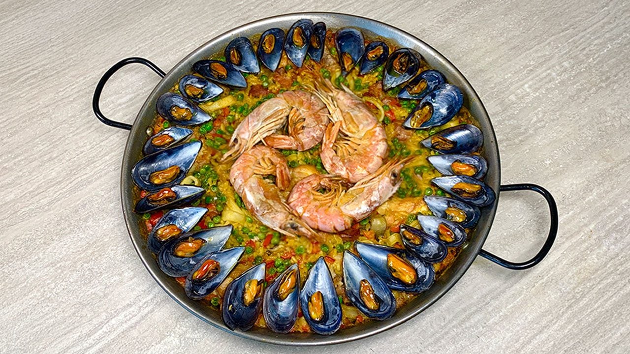 A receita para o primeiro curso da cozinha espanhola