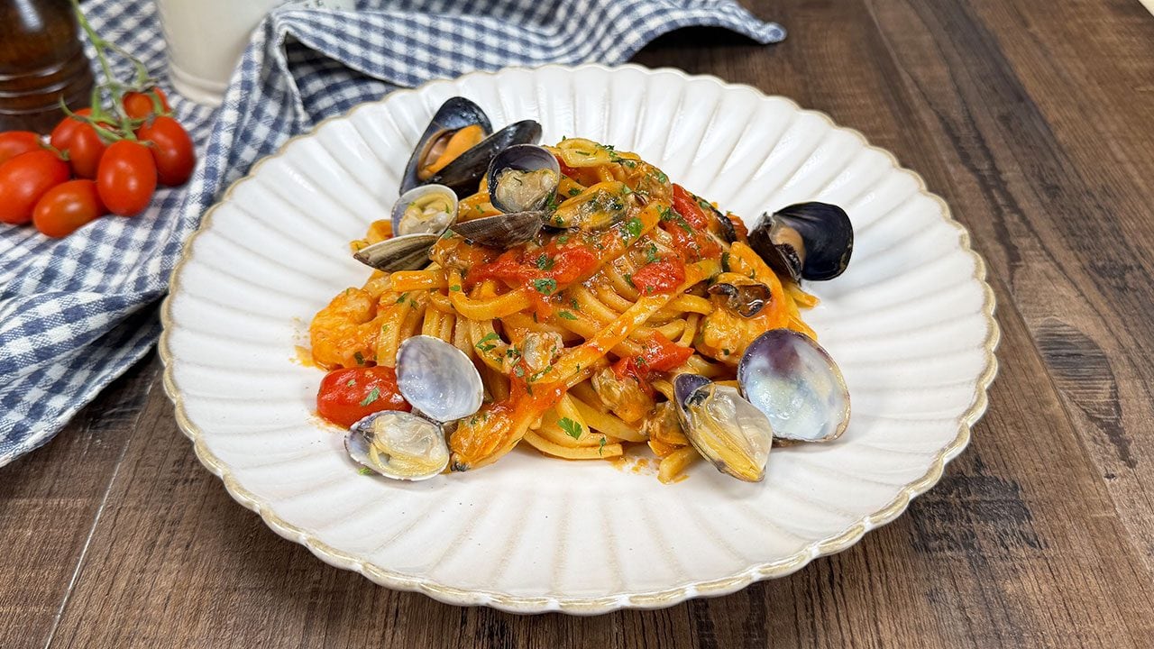 A receita do primeiro típico da costa de Amalfi