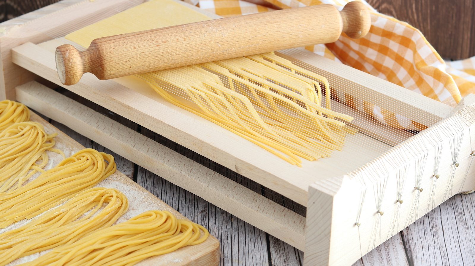 A receita para macarrão fresco típico da culinária Abruzzo