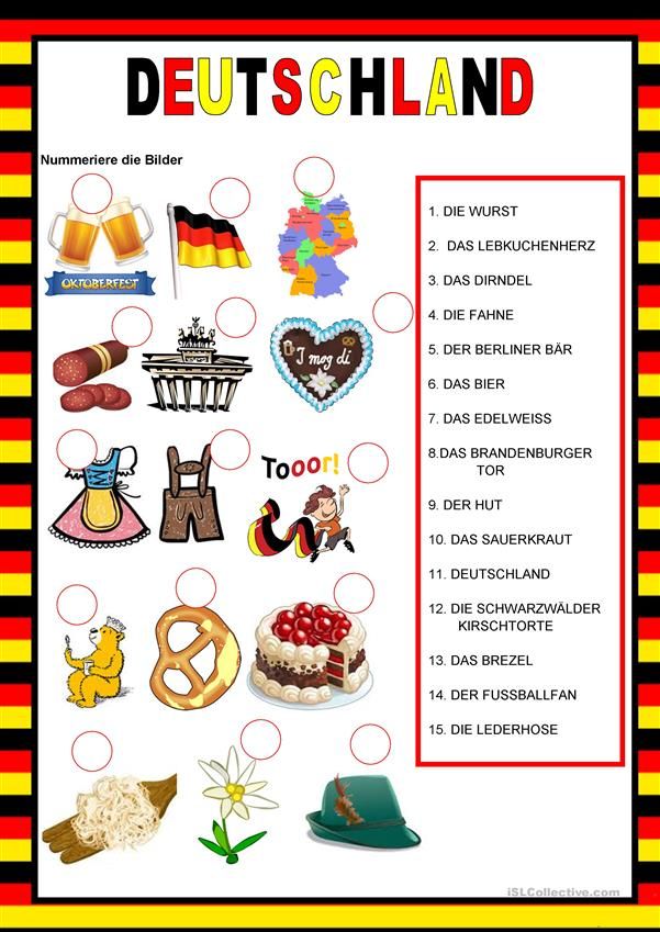 Willkommen auf Deutsch -Deutschsprachige Länder –  Deutschland