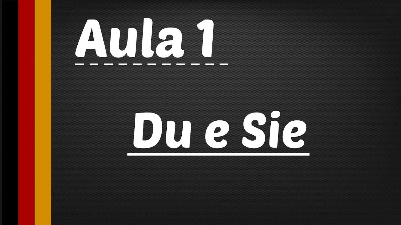 Aprendendo Alemão | Aula 1