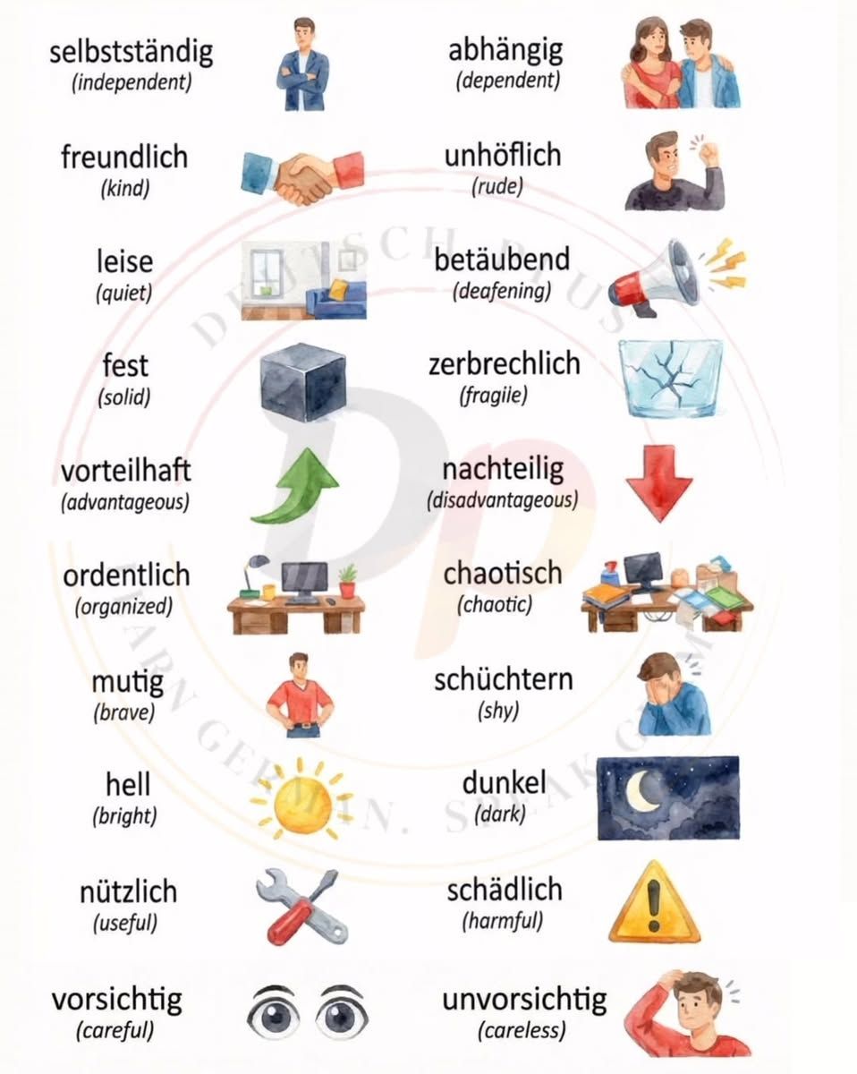 5.6K views · 112 reactions | German Vocabulary  #studygerman #germancourse #GermanVocabulary #LanguageLearning #germanlanguage #german #germancourse #Deutschplus #fblifestyle | Deutsch Plus | Facebook