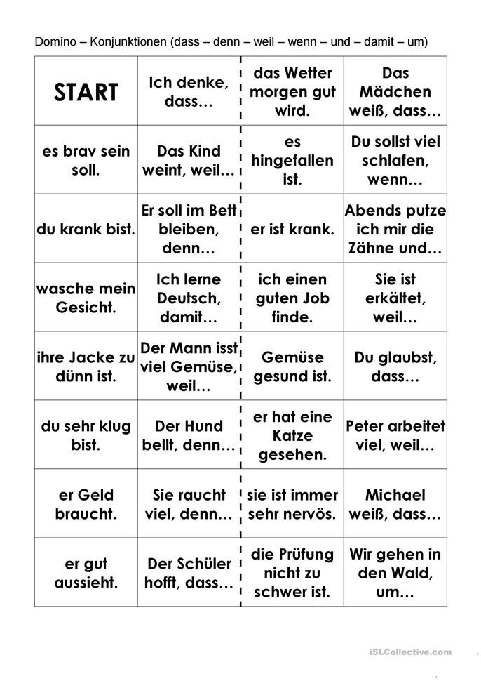 Konjunktionen-Domino