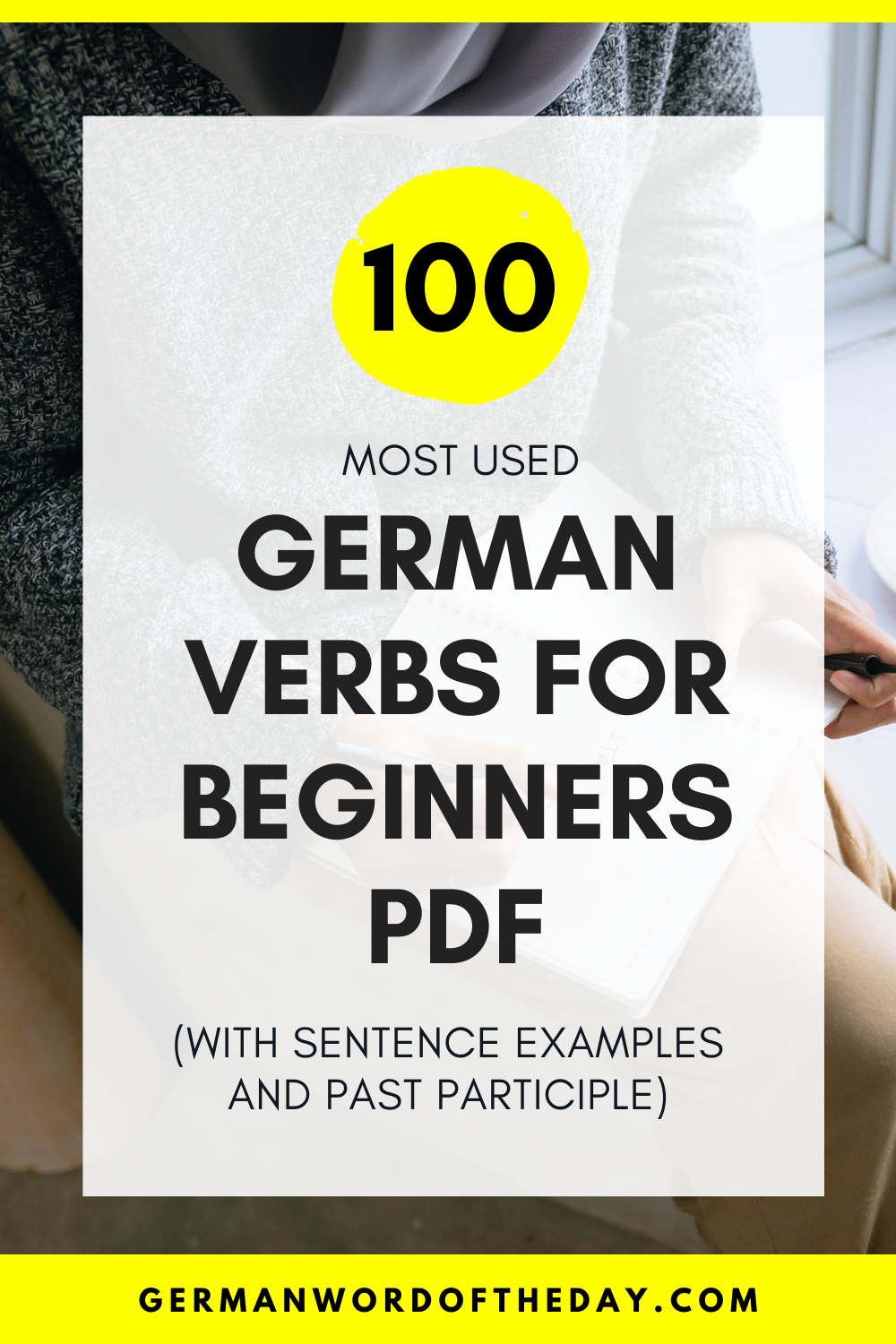 Top 100 most used German verbs for beginners PDF