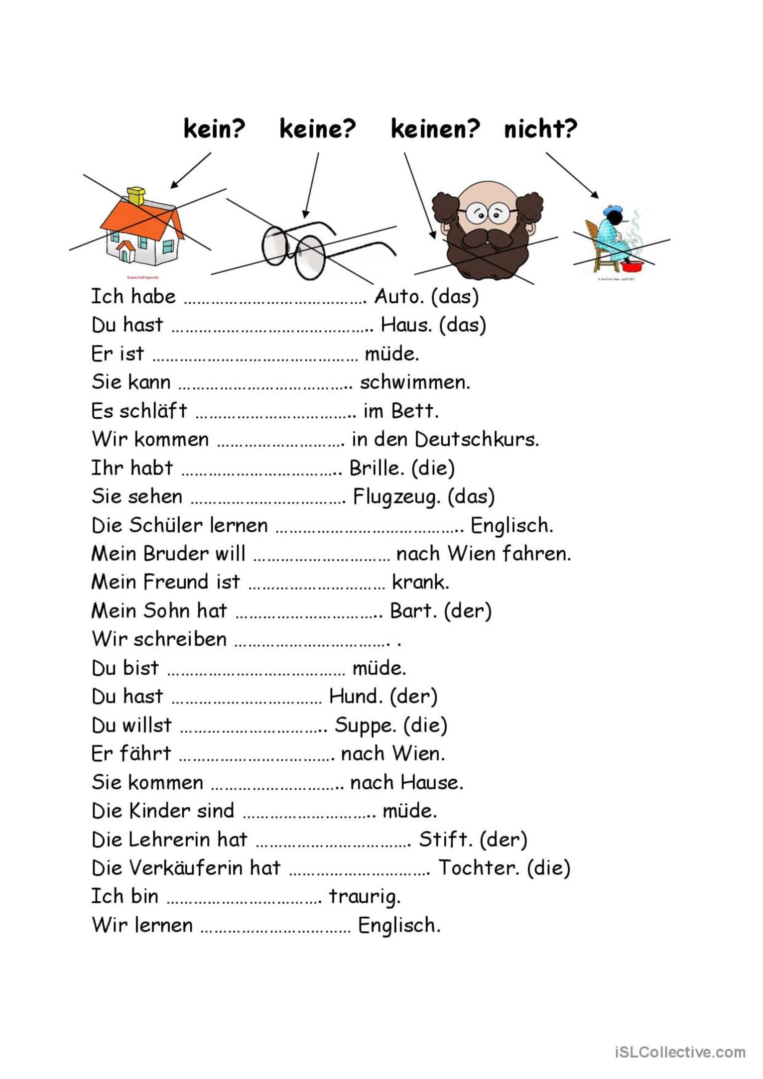 kein-keine-keinen-nicht